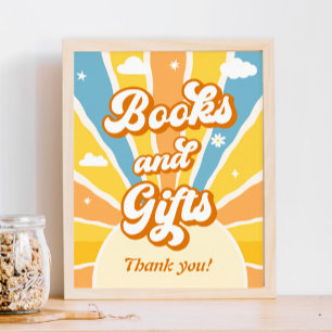 Poster Sunshine Baby showers Livres et cadeaux