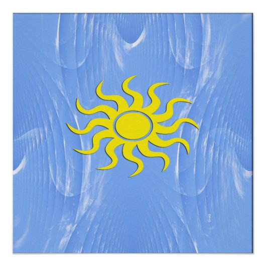 Poster Sunshine&Blue Skies devant (Devant)