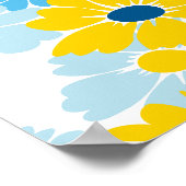 Poster Sunshine Blue Sky Blooming Daisy (Coin)