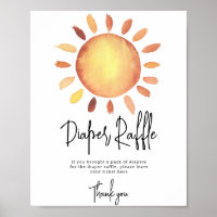 Sunshine Diaper Raffle jeu