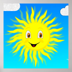 Poster Sunshine Happy Face