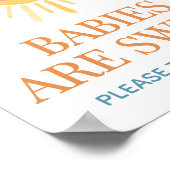 Poster Sunshine Here Comprend le Fils Les bébés sont sucr (Coin)