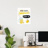Poster Sunshine Lemonade and Fun Stand Birthday Party (Bureau à domicile)