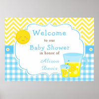 Sunshine & Lemonade Blue & Yellow ShowParty