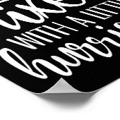 Poster Sunshine Mixed With A Little Hurricane, Funny Quot (Coin)