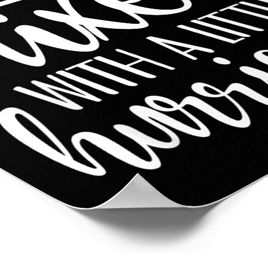 Poster Sunshine Mixed With A Little Hurricane, Funny Quot (Coin)