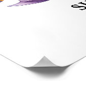 Poster Sunshine Nom personnalisé Joyeux anniversaire (Coin)