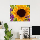 Poster Sunshine Sunflower (Bureau à domicile)