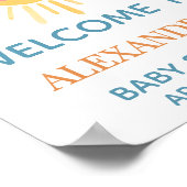 Poster Sunshine Voici l'Affiche de bienvenue du Fils (Coin)