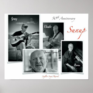 Poster SUNUP 50e anniversaire de l'enregistrement