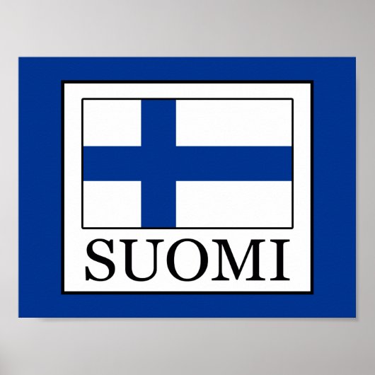 Poster Suomi (Devant)