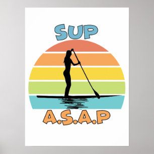 Poster SUP ASAP Stand Up Paddling