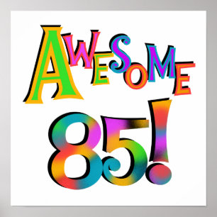 Poster Super 85 T-shirts et cadeaux d'anniversaire