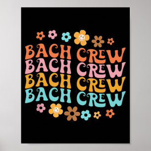 Poster Super Bach Crew Funny Bachelorette fête de la mari