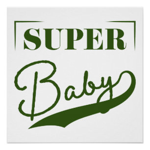 Poster Super bébé