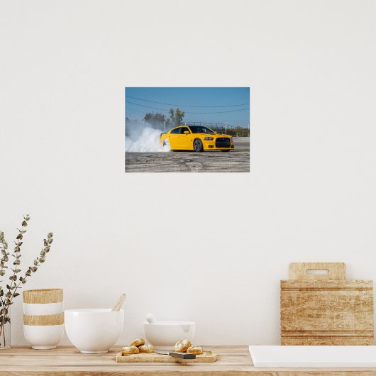 Poster Super Bee Burnout (Cuisine)