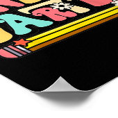 Poster Super Bonjour maternelle Vibes Retro Enseignant Re (Coin)