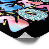 Poster Super Bonjour Nouvel An 2025 Famille correspondant (Coin)