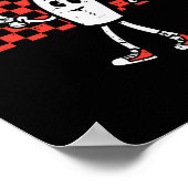 Poster Super Bowling Pin Peace Retro Bowler Boys Kids Me (Coin)