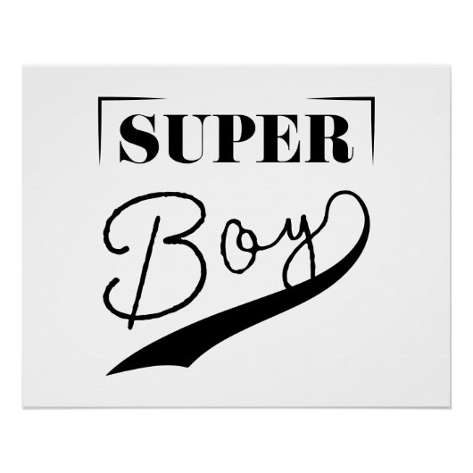 Poster Super Boy (Devant)