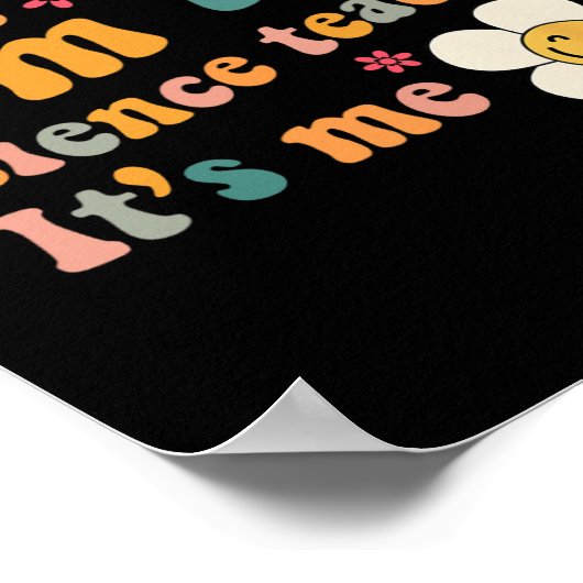 Poster Super C’est moi Bonjour Je suis professeur de scie (Coin)