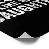 Poster Super Comme Ma Fille Fête des pères (Coin)