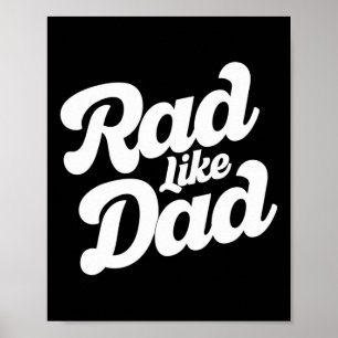 Poster Super comme papa les enfants Fête des pères