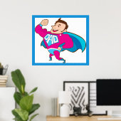 POSTER SUPER DAD (Bureau à domicile)