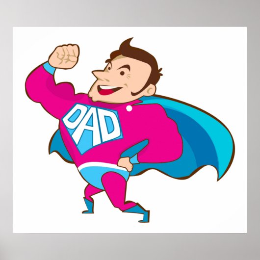 POSTER SUPER DAD (Devant)