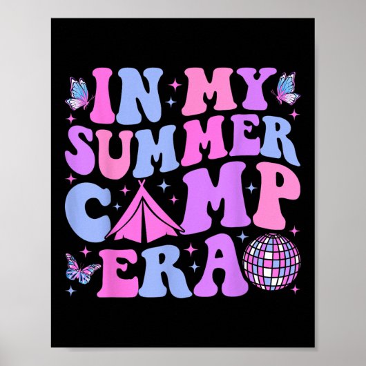 Poster Super Dans Mon Camp D'Été Camping (Devant)