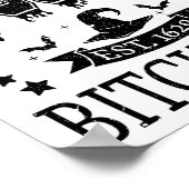 Poster Super Dans Mon Époque Éffrayante Skeleton Hallowee (Coin)