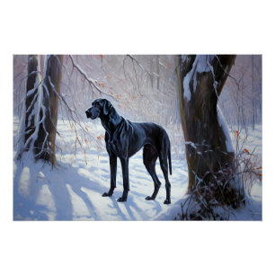 Poster Super Danse Laisser Neige Noël