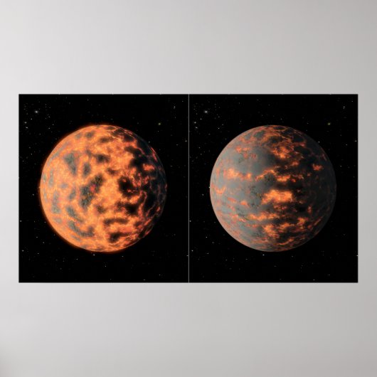 Poster Super-Earth 55 Cancri E (Devant)