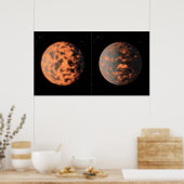 Poster Super-Earth 55 Cancri E (Cuisine)