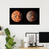 Poster Super-Earth 55 Cancri E (Bureau à domicile)