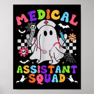 Poster Super Éffrayant Médicale Istad Cute Halloween