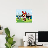 Poster Super Fierce Powerpuff Girls (Bureau à domicile)