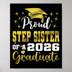 Poster Super fière belle-soeur de la remise des diplômes