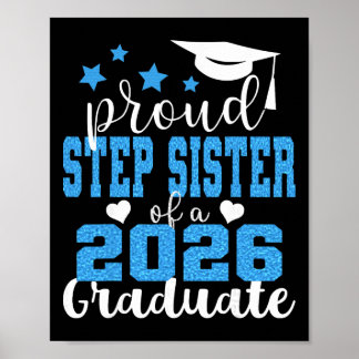 Poster Super fière belle-soeur du diplômé de 2026 Graduat