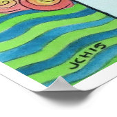 Poster Super fille au gingembre à tête rouge (Coin)