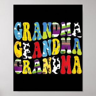 Poster Super grand-mère correspondant à la famille d'anni