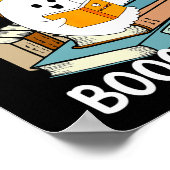 Poster Super Halloween Ghost Lire plus Livres Libraria (Coin)