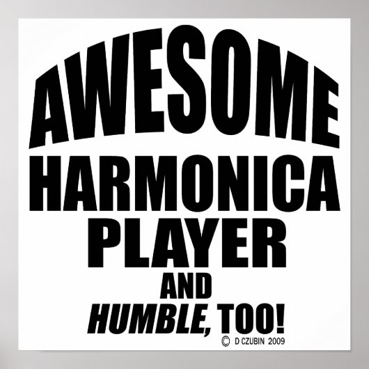 Poster Super Harmonica Player (Devant)