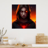 Poster Super-Héros (Keuken)