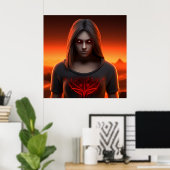 Poster Super-Héros (Thuiskantoor)