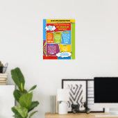 Poster super héros Professeur Appréciation Week Itinérair (Bureau à domicile)