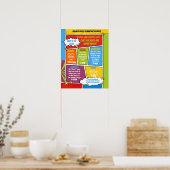 Poster super héros Professeur Appréciation Week Itinérair (Cuisine)