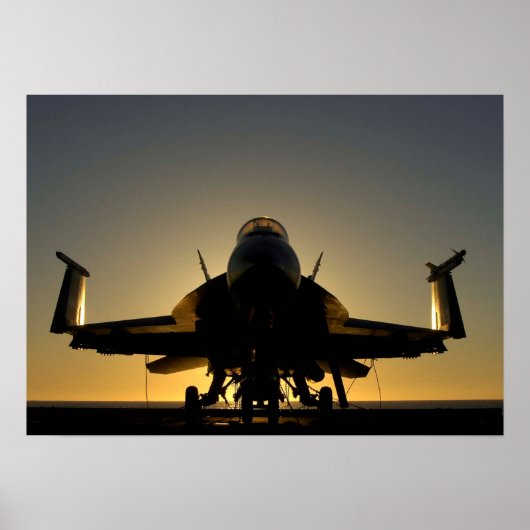 Poster Super Hornet F/A-18E (Devant)