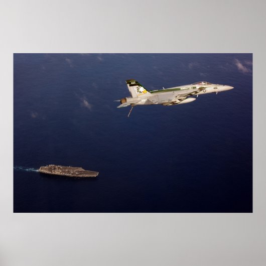 Poster Super Hornet F/A-18E (Devant)