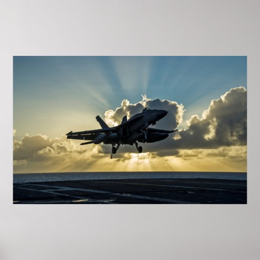 Poster Super Hornet F/A-18E (Devant)